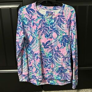 Lilly Pulitzer light weight sweatshirt Small